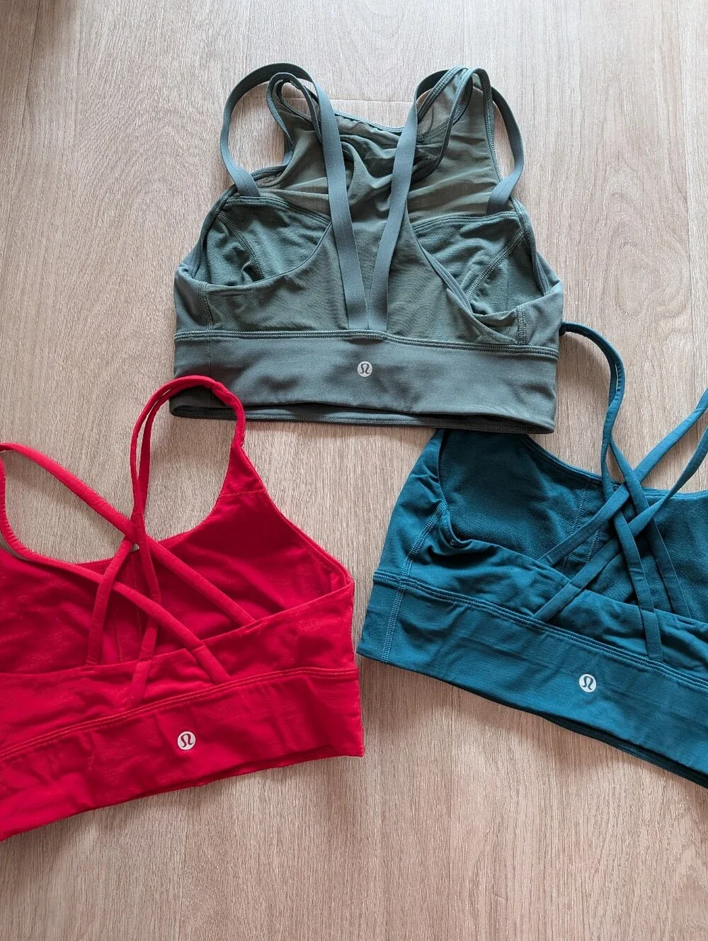Set of 3 Lululemon Sports Bras - Size 6
